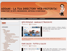 Tablet Screenshot of addami.com